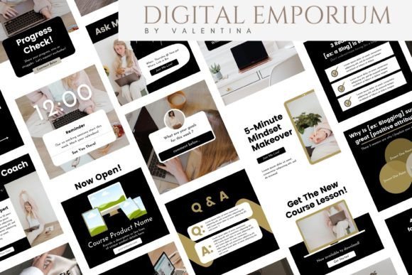 Editable Instagram Post Templates for Canva