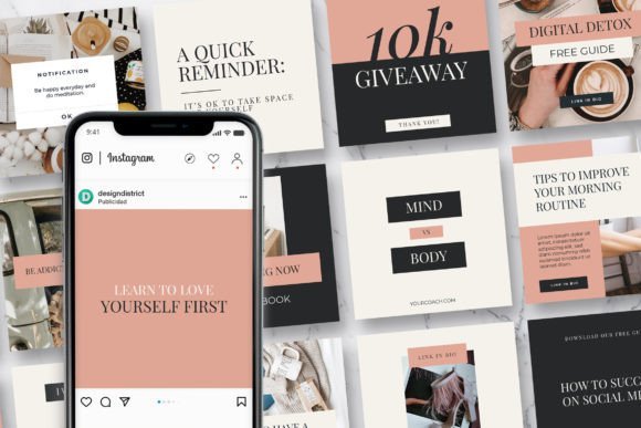 Blogger Coach Instagram Templates