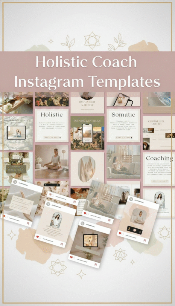 Holistic Coach Instagram Templates