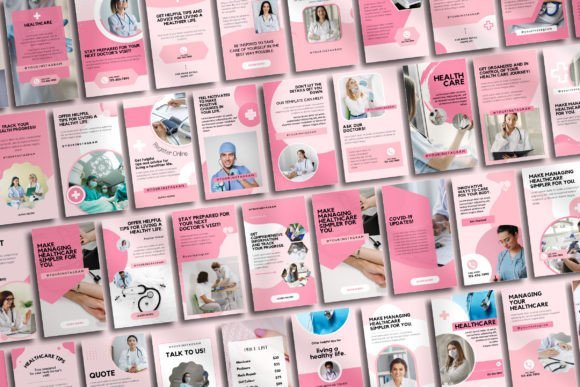 Healthcare Instagram Canva Story Templates
