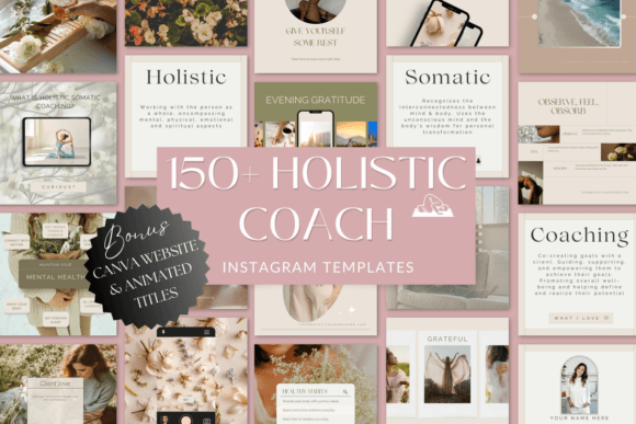 Holistic Coach Instagram Templates