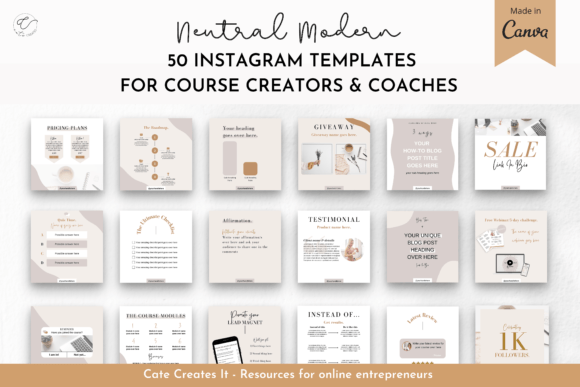 Instagram Post Templates Coach