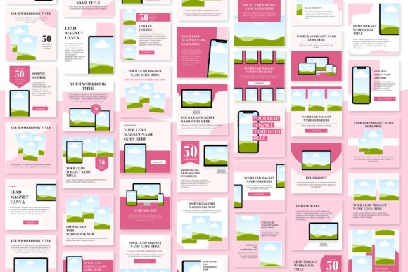 Lead Magnet Instagram Post Template for Canva