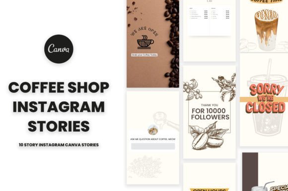 10 Coffee Shop Instagram Stories Canva