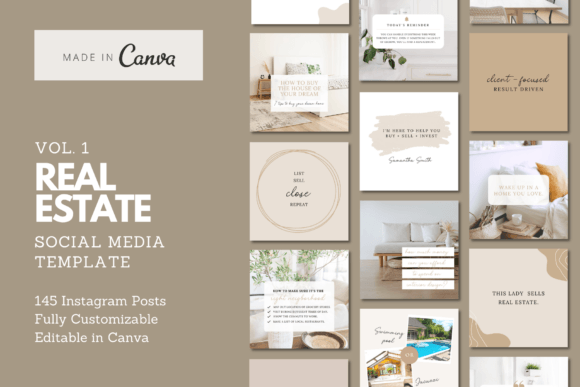 145 Real Estate Instagram Templates