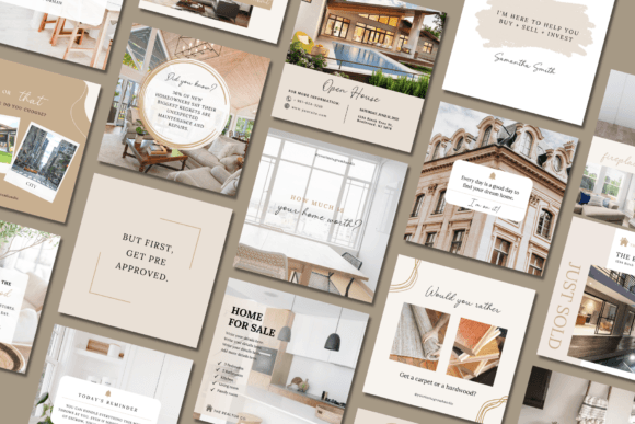 145 Real Estate Instagram Templates