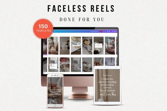 150 Faceless Reels Templates