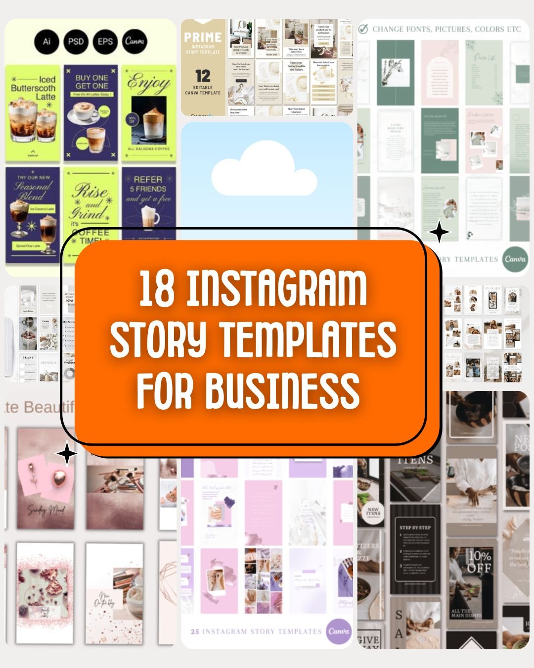 18 Gorgeous Instagram Story Templates For Business for a Feed That Flows
