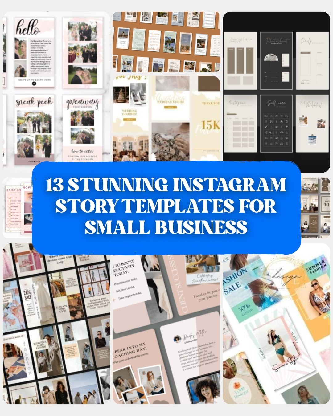13 Stunning Instagram Story Templates For Small Business