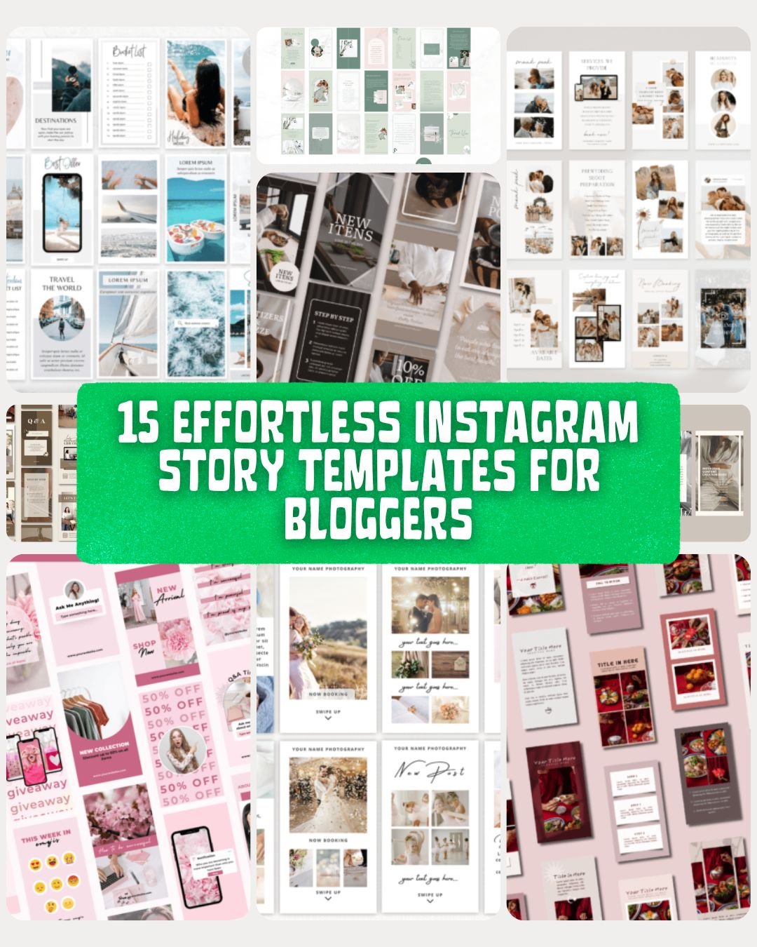 15 Effortless Instagram Story Templates For Bloggers