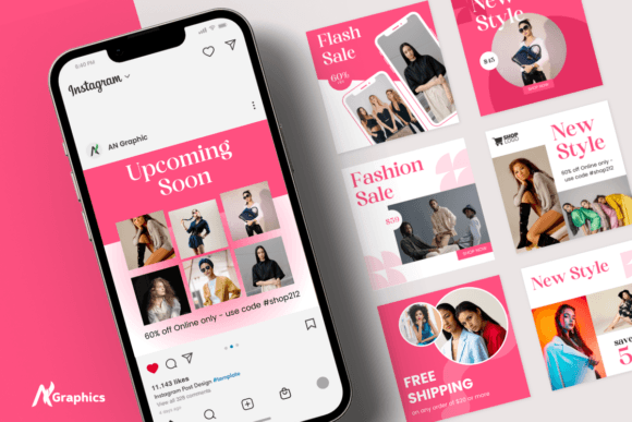 20 Fashion Instagram Post Templates