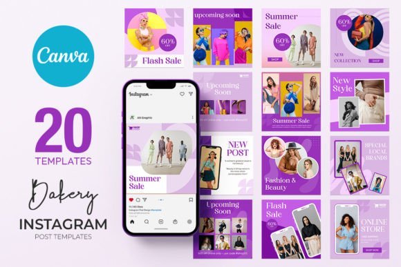 20 Fashion Instagram Templates Canva