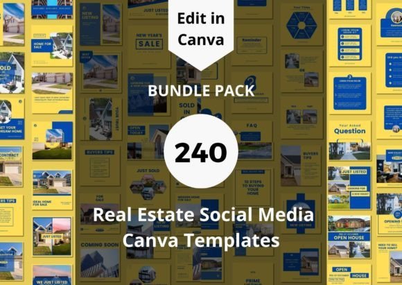240 Real Estate Social Media Templates