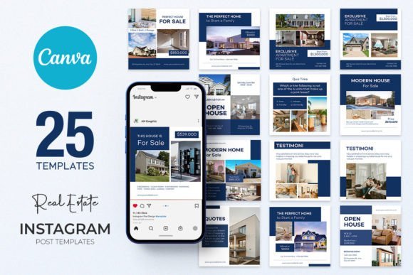 Instagram Post Templates For Real Estate Agents