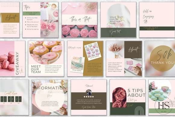 30 Instagram CANVA Post Templates