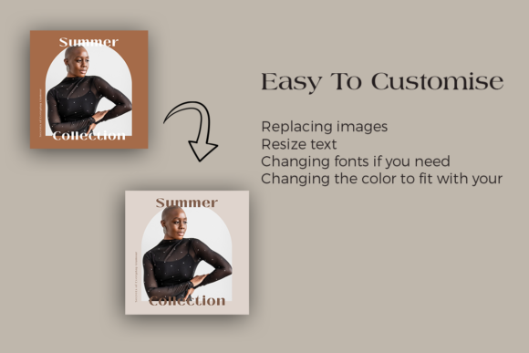 50 Neutral Instagram Canva Templates Pack