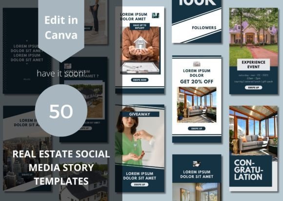 50 Real Estate Social Media Templates