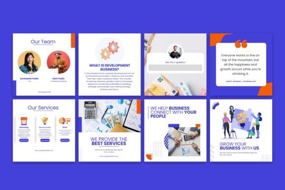 90 Post Business Development Canva