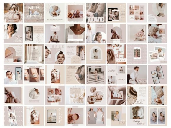 Aesthetic Instagram Post Templates Pack