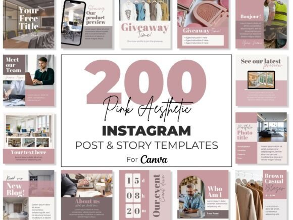 Aesthetic Instagram Template Canva