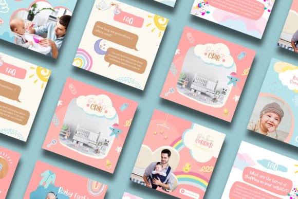 Baby Content Instagram | CANVA Templates