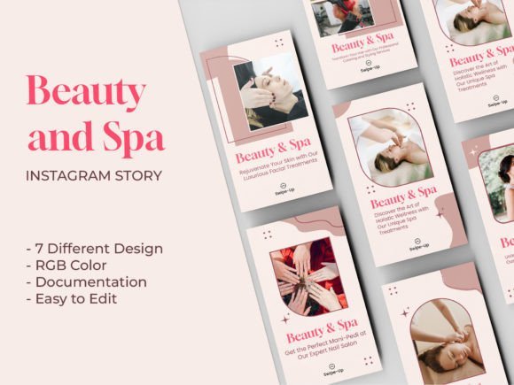 Beauty and Spa Instagram Story Bundle