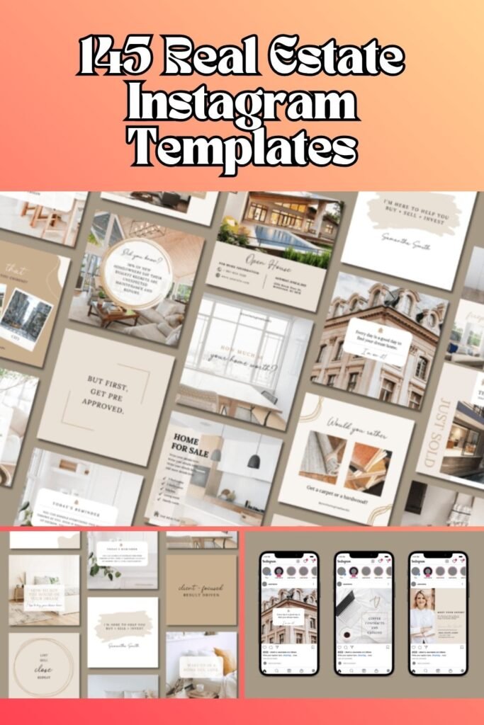 145 Real Estate Instagram Templates