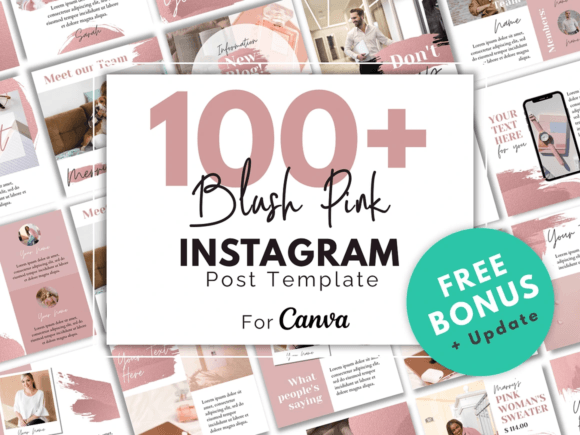 Blush Pink Beauty Instagram Template