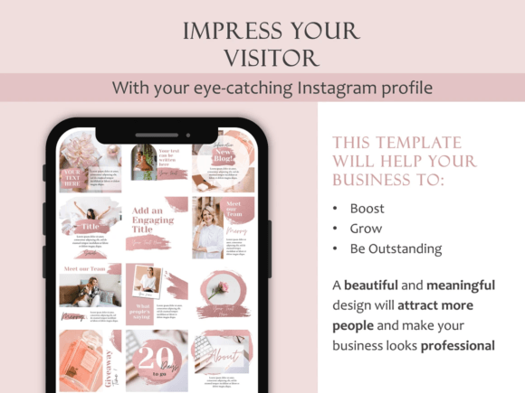 Blush Pink Beauty Instagram Template