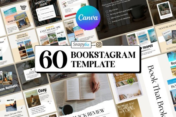 Bookstagram Canva Social Media Templates