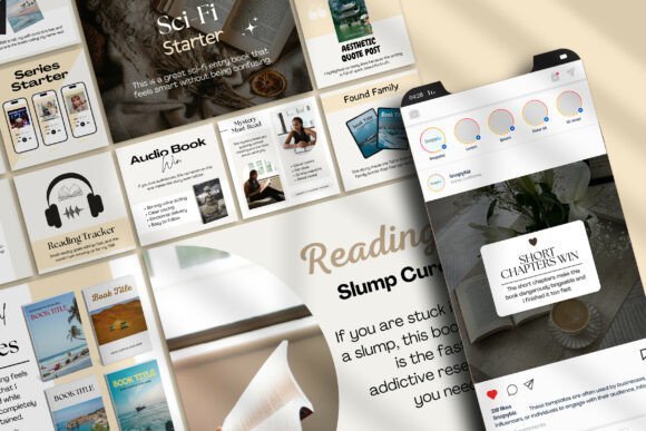 Bookstagram Canva Social Media Templates