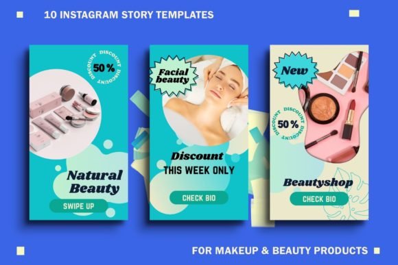 Canva Instagram Template Beauty Shop