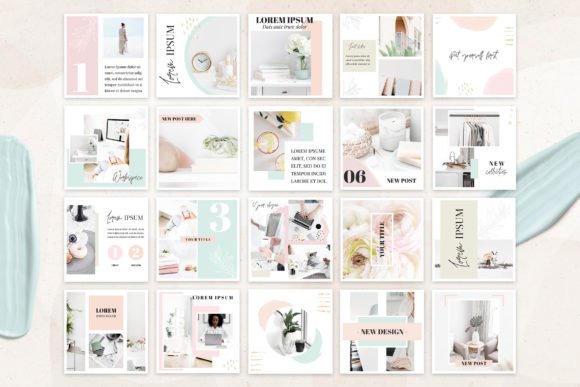 Canva Instagram Templates Pastel
