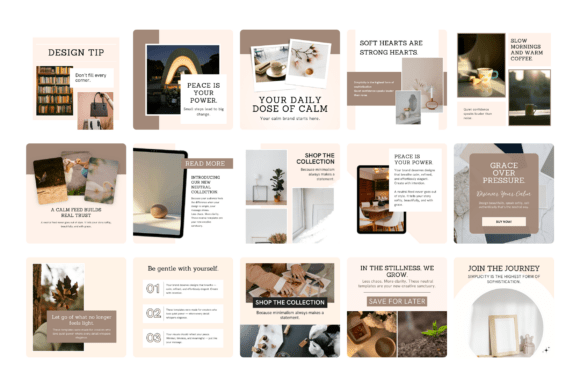 Canva Neutral Instagram Post Template