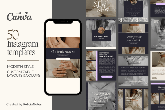 Dark Modern Instagram Post Template