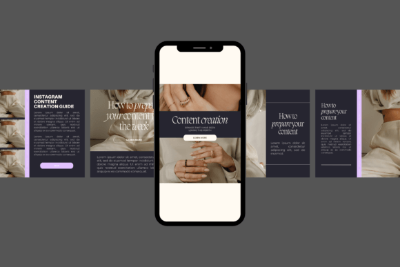 Dark Modern Instagram Post Template