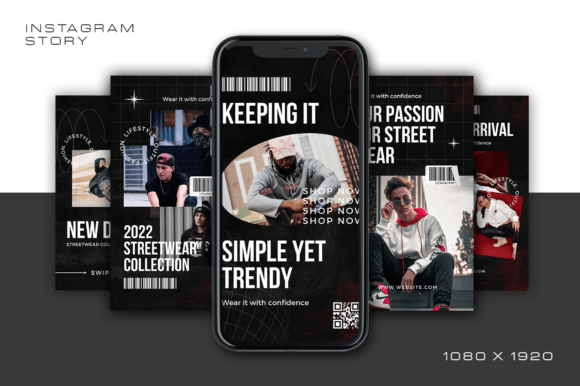 Dragna Hype Fashion Instagram Template