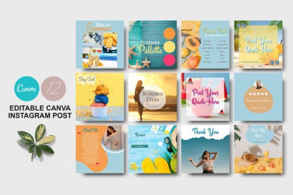 Editable Canva Instagram Template
