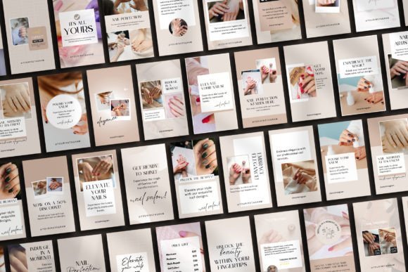 Nail Salon IG Canva Story Template