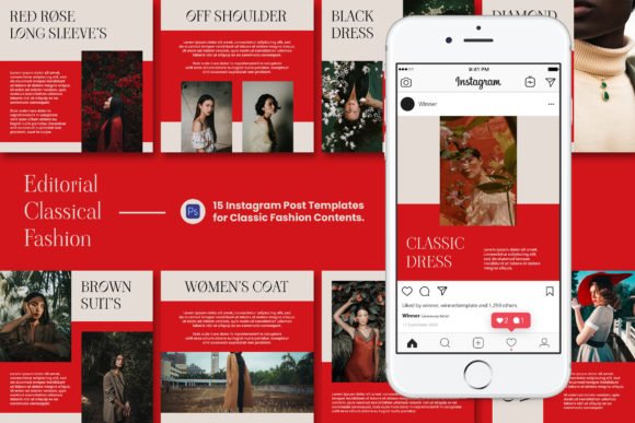 Instagram Feed Templates for Fashion Brand