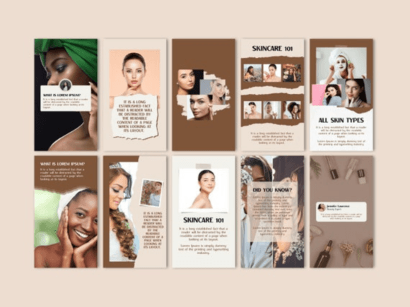 Esthetician Canva Story Template