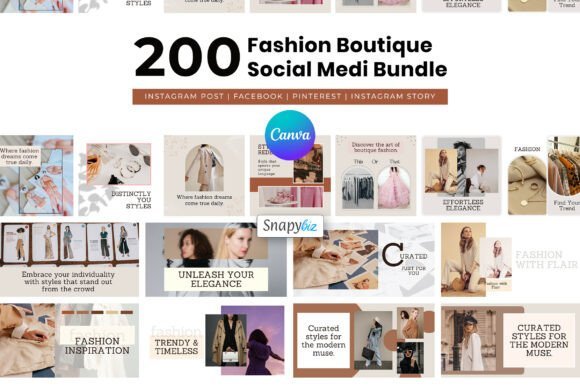 Fashion Canva Social Media Templates