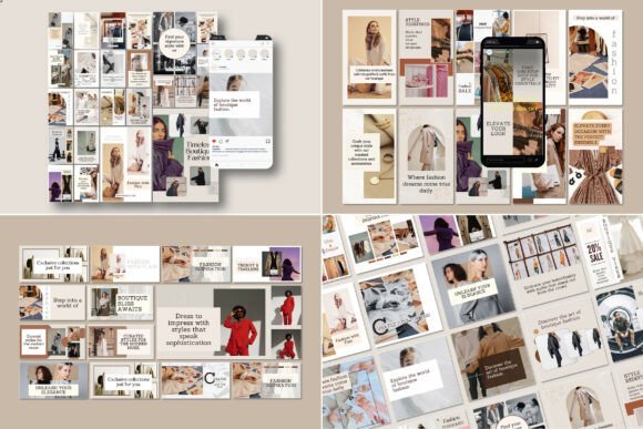 Fashion Canva Social Media Templates