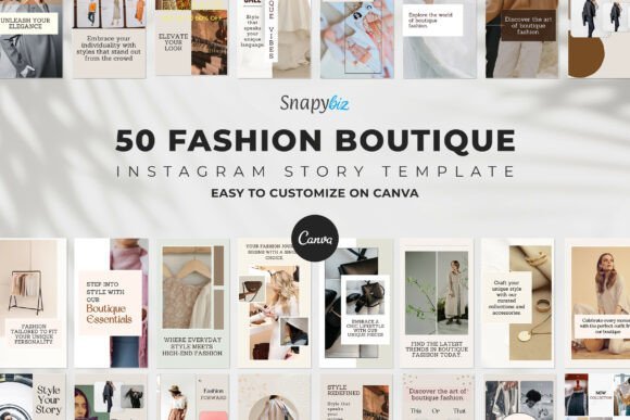 Fashion Instagram Canva Story Templates