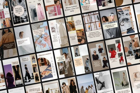 Fashion Instagram Canva Story Templates