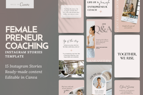 Femalepreneur Coaching Stories Instagram
