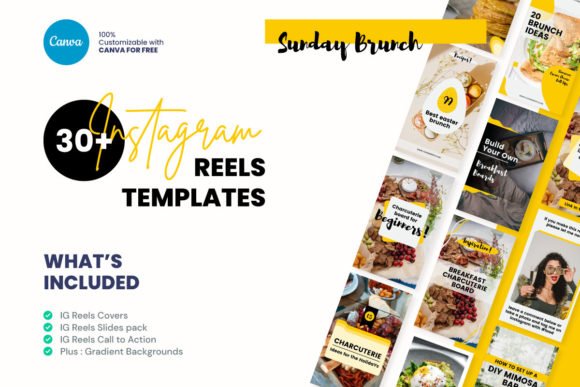 Food Restaurant Instagram Reels Canva