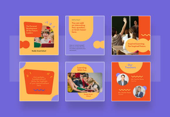 Fun School Instagram Canva