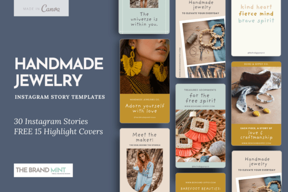Handmade Jewelry Instagram Story Template