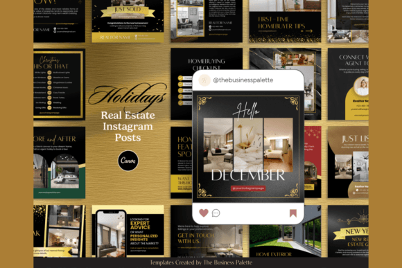 Holidays Real Estate Instagram Posts